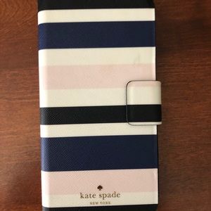 Kate Spade striped IPhone 6plus/7plus case